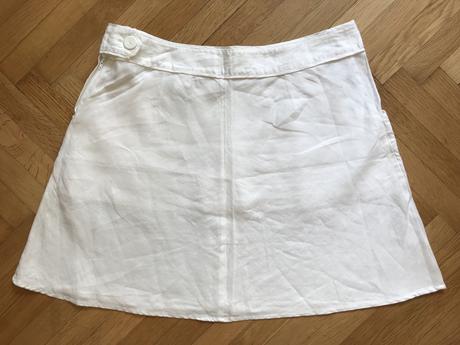 Dámská lněná sukně, h&m,44