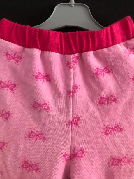 Sametové tepláky s mašlema, 116