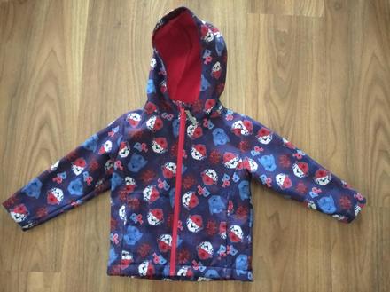 Softshellová bunda tlapková patrola, nickelodeon,98