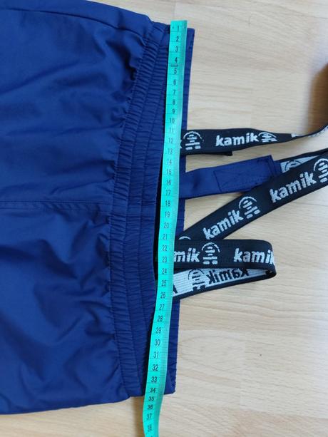 Podzimní kalhoty kamik, nepromokavé, 140,širší pas, 134