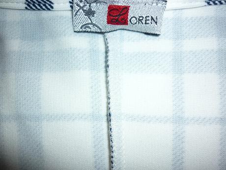 Bílo-modré šaty loren, 38