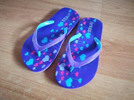 Žabky pantofle zn. aress, fialové, vel. 31/20,5 cm, 31