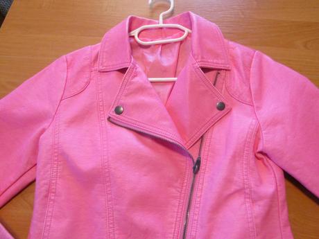 Dívčí kožanková bunda vel 164, 164