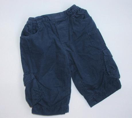 H1166 podšité manšestrové kalhoty vel. 68, marks & spencer,68