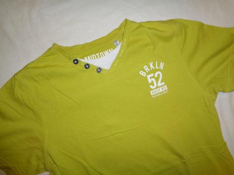 Luxusní elegantní svítivě zelené tričko 158/164, c&a,158