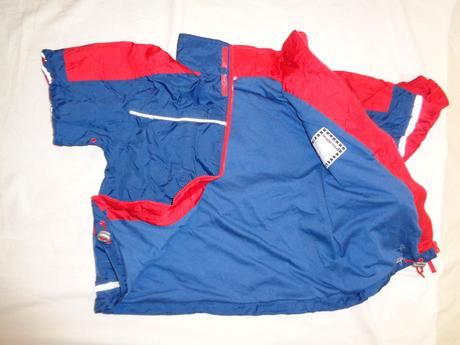 Šusťáková bunda podšitá bavlnou 110/116, 110