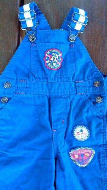 Tmavě modré bavlněné lacláče , next,68