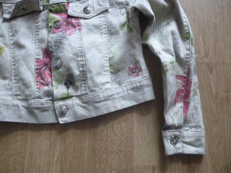 Elastická kytkatá bunda 7-8 rose, 128