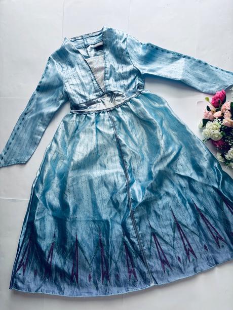 K1/ kostým frozen ii elza - v.5/6 let, 