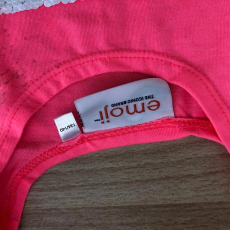 Menive obrazky emoji neonova ruzova barva 134/140, 134