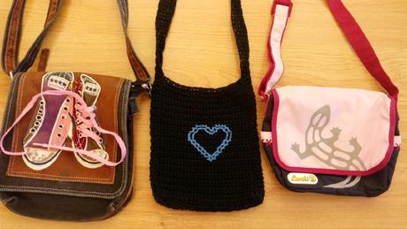 Tašky-kabelky dívčí                         3 kusy, 