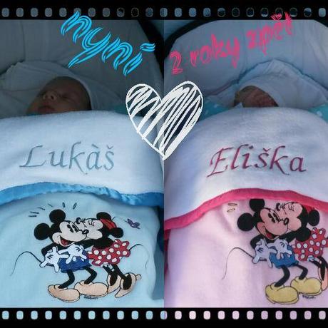 Originální deky se jmény miminek, 
