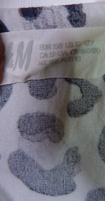 Šedý letní overal vel. 158, h&m,158