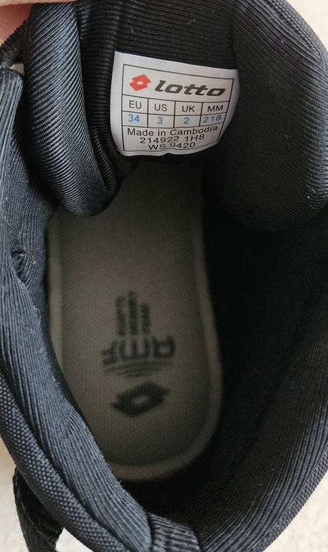 Chlapecké kotníkové boty, téměř nové, 34, lotto, lotto,34