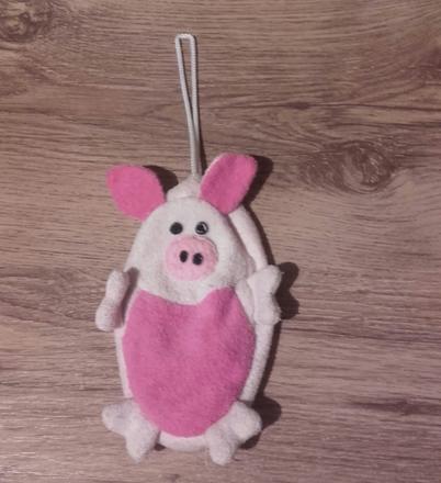 Žiňka prasátko na mytí těla,