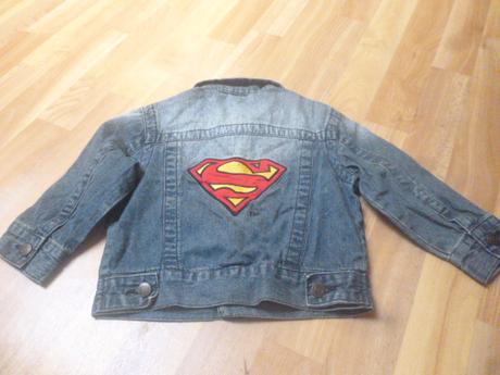Riflová bunda superman vel. 4, 104