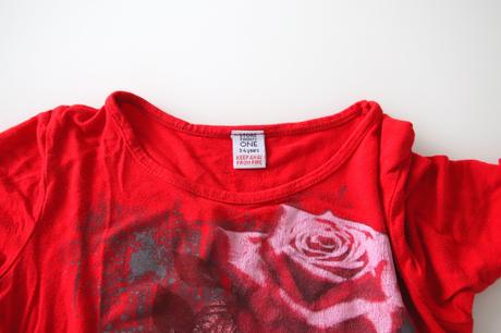 Dívčí triko s 3/4 rukávem, 122