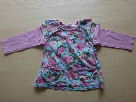 Tričko/tunika dl.r. s kapsičkami, vel. 80, next,80