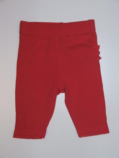 H337 červené legíny vel. 56, george,56