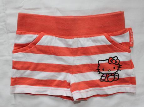 Ao229. bavlněné kraťasy s hello kitty 2 roky, 92