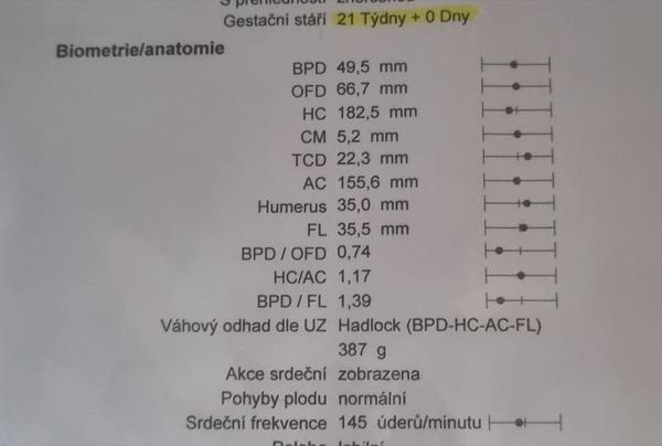 Je hodnota CM plodu důvodem k obavám?