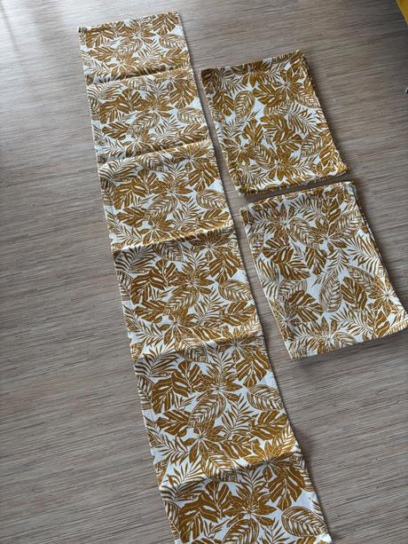 Látkové prostírání a běhoun top stav, 