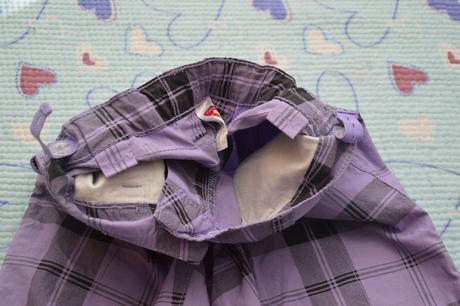 Letní plátěné 3/4 kalhoty, kraťasy, ohrnovací, c&a,122