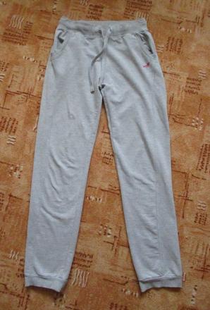 Dívčí tepláky bavlněné šedé wolf 158 164, wolf,158