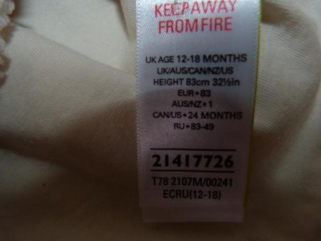 Jaro/podzim kabátek vel. 86, marks & spencer,86