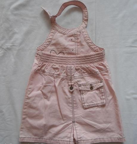 Růžové šatičky 1,5 roku, chicco,86