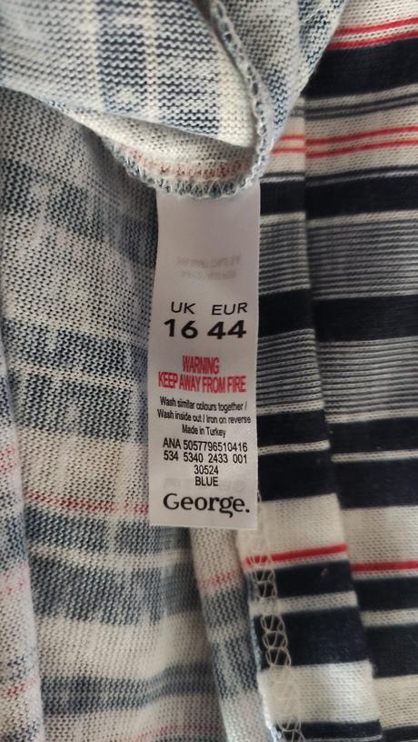 Triko letní dámské v.44/uk16/xl-xxl, george,xl