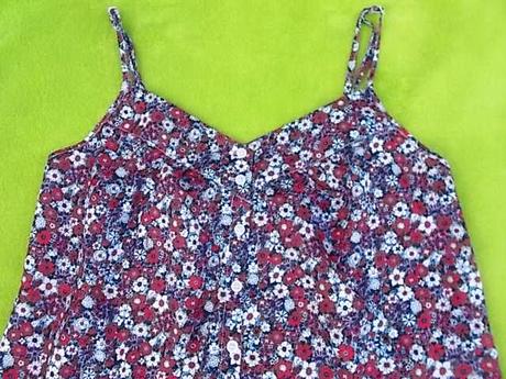 Letní květovaný top, m
