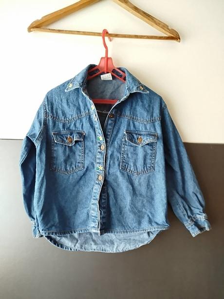 Džínová bunda zn. lummy vel.134, 134