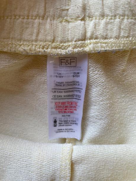 Dívčí kraťasy zn. f&f vel. 140 (set 2 kusů), f&f,140