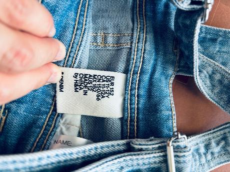 Krásné laclové šortky džínové - v.152, denim,152