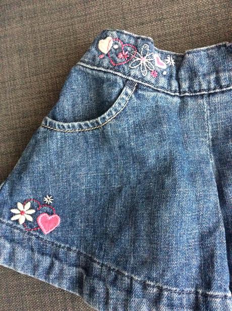 Džínová sukýnka zn. george, george,74