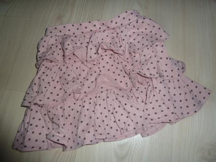 Bavlněná sukně s volánky, 110