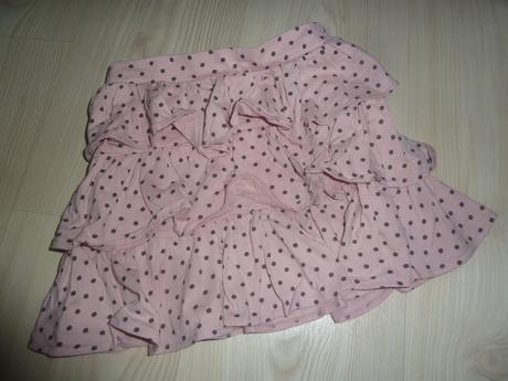 Bavlněná sukně s volánky, 110