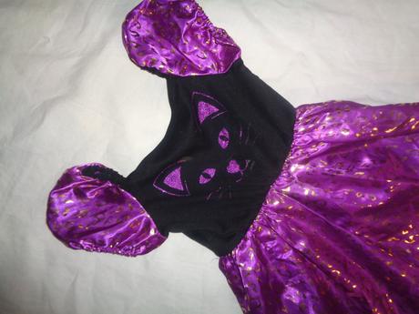 Karneval - kouzelnické šaty kočička -1,5-2 roky,