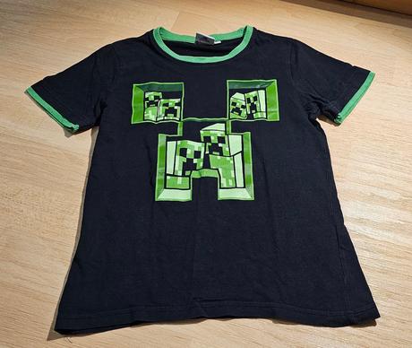 Tričko s kr. rukávem minecraft vel.140, 140