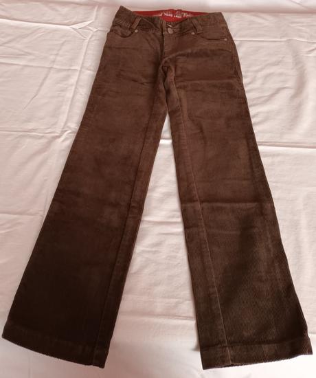 Dívčí manžestrové kalhoty, 128