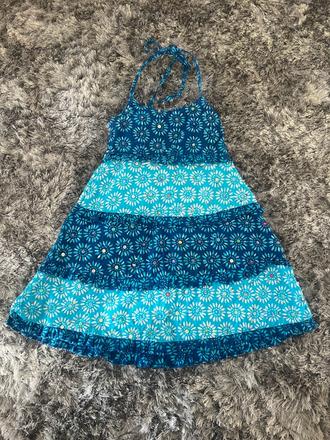 Šaty se zavazováním za krk vel. 104, 104