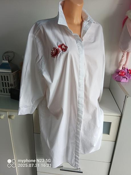 Košile dlouhá - šaty zn."bodyflirt" vel.44/xxl", 44