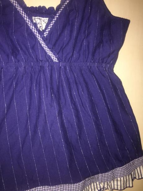 Modrý letní top, vel l/xl, spirit love, l