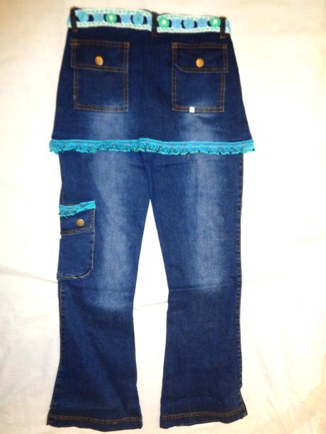 Luxusní zdobené rifle se sukní, 140