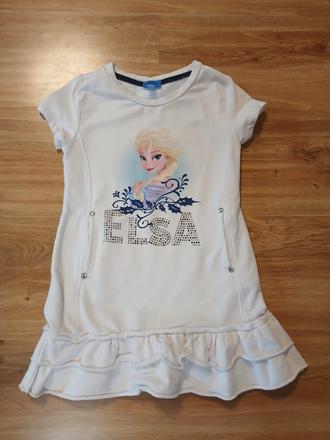 Mikinové šaty elsa, disney, vel. 110, disney,110