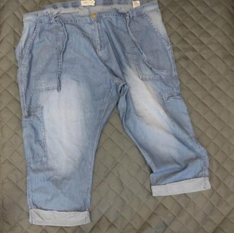 Riflové kalhoty vel. 54, denim,54