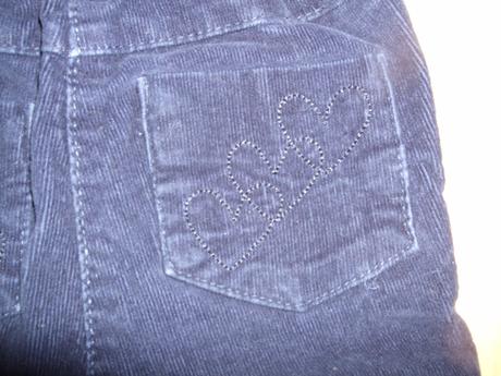 Elastické kordové kalhoty tu- nenošené, tu,80