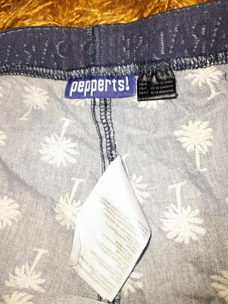 Kraťasy modré na léto, šortky, pepperts,xs