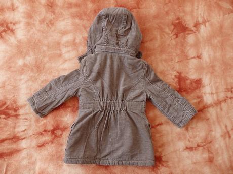 Manžestrový zateplený kabátek - bundička, palomino,92